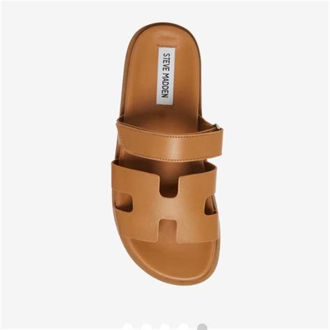 hermes slippers steve madden|Hermes chypre sandals dupes.